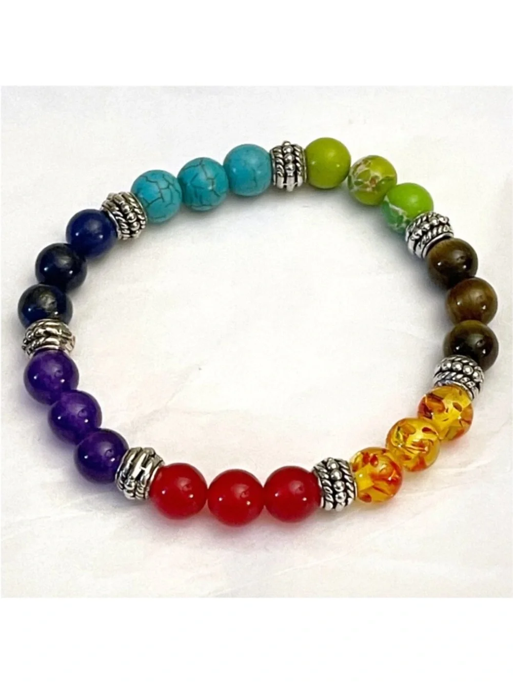 New Hamoery Chakra Stone Bracelet
